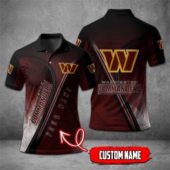 Washington Commanders | NFL Personalized Mosaic Polo Shirt