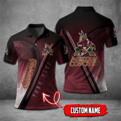 Arizona Coyotes | NHL Personalized Mosaic Polo Shirt