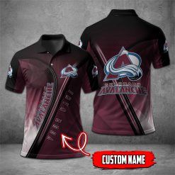 Colorado Avalanche | NHL Personalized Mosaic Polo Shirt