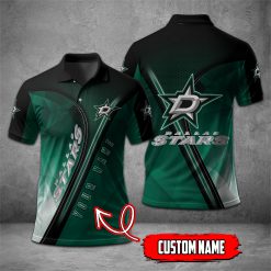 Dallas Stars | NHL Personalized Mosaic Polo Shirt