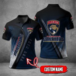 Florida Panthers | NHL Personalized Mosaic Polo Shirt