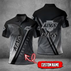Los Angeles Kings | NHL Personalized Mosaic Polo Shirt
