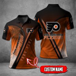 Philadelphia Flyers | NHL Personalized Mosaic Polo Shirt