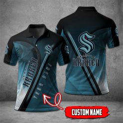 Seattle Kraken | NHL Personalized Mosaic Polo Shirt