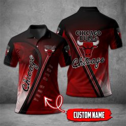 Chicago Bulls | NBA Personalized Mosaic Polo Shirt