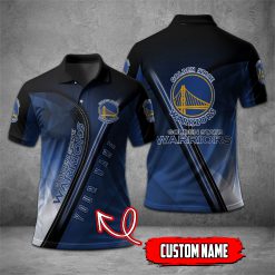 Golden State Warriors | NBA Personalized Mosaic Polo Shirt