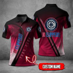 Los Angeles Clippers | NBA Personalized Mosaic Polo Shirt