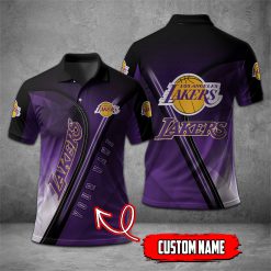 Los Angeles Lakers | NBA Personalized Mosaic Polo Shirt