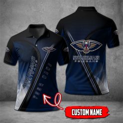 New Orleans Pelicans | NBA Personalized Mosaic Polo Shirt