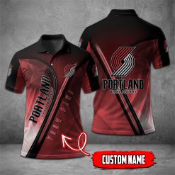 Portland Trail Blazers | NBA Personalized Mosaic Polo Shirt