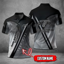 San Antonio Spurs | NBA Personalized Mosaic Polo Shirt