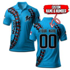 Miami Marlins | MLB Polo Shirt New Design